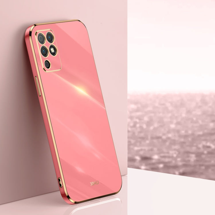 XINLI Straight Edge 6D Electroplate TPU Phone Case – TPU, For Honor 50 SE, For Honor Play 3, For Honor Play 5T Youth For Honor Play 5T Youth Hawthorn Red
