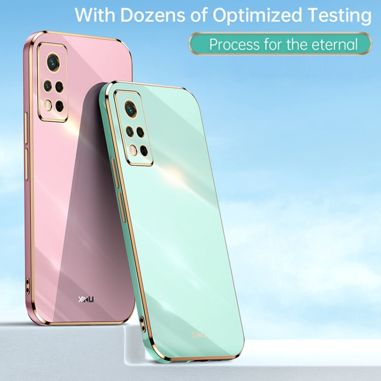 XINLI Straight Edge 6D Electroplate TPU Phone Case – TPU, For Honor V40 5G, For Honor X10 5G, For Huawei nova 8 5G, For Honor 50
