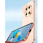 XINLI Straight Edge 6D Electroplate TPU Phone Case with Ring Holder – Ring Holder, TPU, For Huawei Mate 40 Pro, For Huawei nova 6 5G, For Huawei nova 6 SE