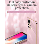 XINLI Straight Edge 6D Electroplate TPU Phone Case with Ring Holder – Ring Holder, TPU, For Huawei nova 8 5G, For Huawei nova 8 Pro 5G, For Huawei nova 8 SE