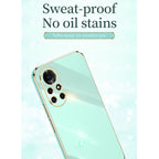 XINLI Straight Edge 6D Electroplate TPU Phone Case with Ring Holder – Ring Holder, TPU, For Huawei nova 8 5G, For Huawei nova 8 Pro 5G, For Huawei nova 8 SE