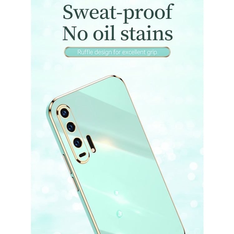 XINLI Straight Edge 6D Electroplate TPU Phone Case with Ring Holder – Ring Holder, TPU, For Honor 20 Pro, For Honor 20 Lite, For Honor 30