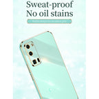 XINLI Straight Edge 6D Electroplate TPU Phone Case with Ring Holder – Ring Holder, TPU, For Honor 30 Pro, For Honor 30S, For Honor 30 Youth