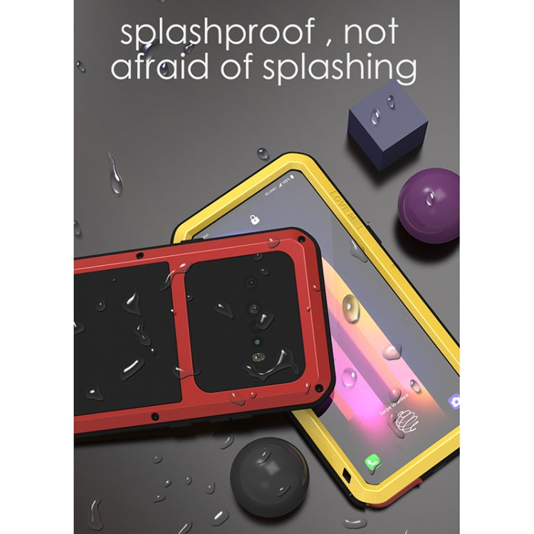 LOVE MEI Metal Shockproof Waterproof Dustproof Protective Case with Glass – Shockproof, Waterproof, For LG V60 ThinQ 5G