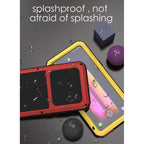 LOVE MEI Metal Shockproof Waterproof Dustproof Protective Case with Glass – Shockproof, Waterproof, For LG V60 ThinQ 5G