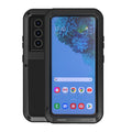 LOVE MEI Metal Shockproof Waterproof Dustproof Protective Case without Glass, For Samsung Galaxy S21 Ultra 5G For Samsung Galaxy S21 Ultra 5G Black