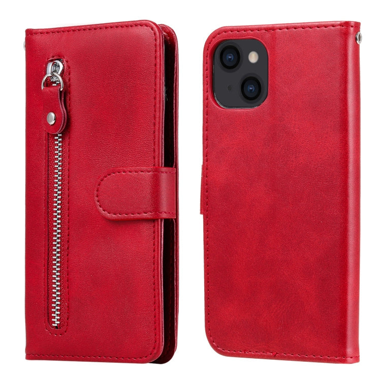 Case – Leather (iPhone 13 mini) #4 For iPhone 13 Red