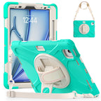 Protective Case – Silicone (iPad Air 11 2024) #2 For iPad Air 11 2024 Air 5 10.9 2022 Air 4 10.9 2020 Pro 11 2022 2021 2018 2020 Mint Green