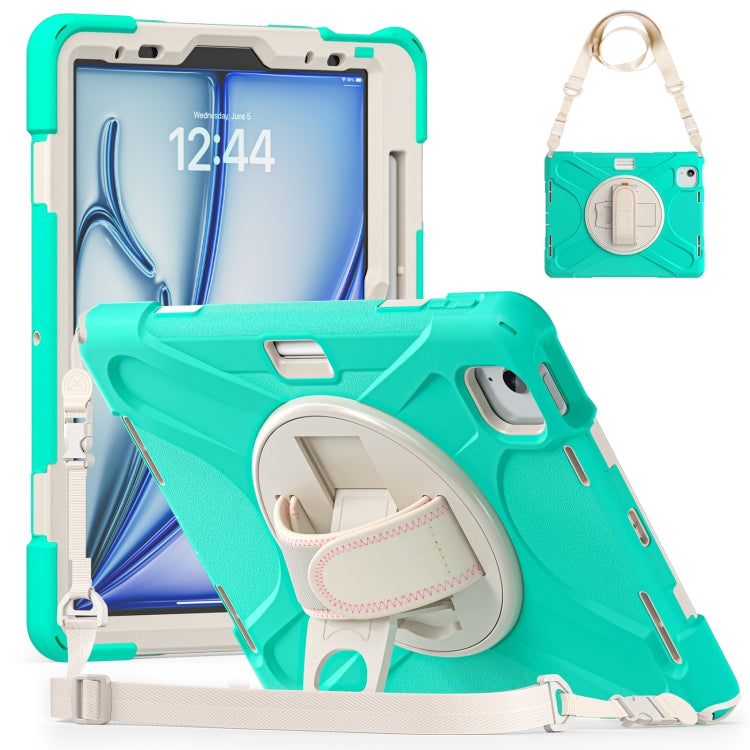 Protective Case – Silicone (iPad Air 11 2024) #2 For iPad Air 11 2024 Air 5 10.9 2022 Air 4 10.9 2020 Pro 11 2022 2021 2018 2020 Mint Green