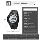SKMEI 1632 Dual Time Display Luminous Electronic Watch, Support Alarm Clock