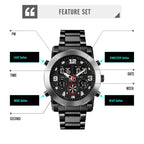 SKMEI 1642 Three-time Display Luminous Electronic Watch, Support Alarm Clock