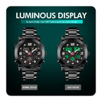 SKMEI 1642 Three-time Display Luminous Electronic Watch, Support Alarm Clock