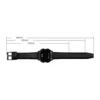 SKMEI 1650 Leather Strap Version LED Digital Display Electronic Watch with Touch Luminous Button, Leather Strap Version