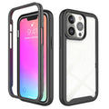 Starry Sky Solid Color Series Shockproof PC + TPU Protective Case, For iPhone 13 For iPhone 13 Black