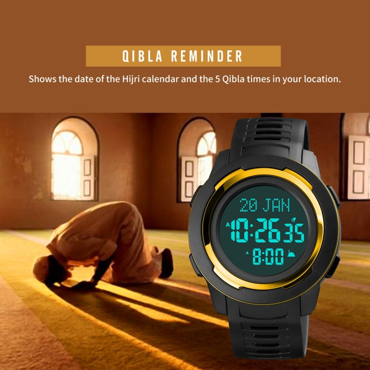 Watch – 1729 Qibla Calendar Timing Multifunctional LED Digital Display Luminous...