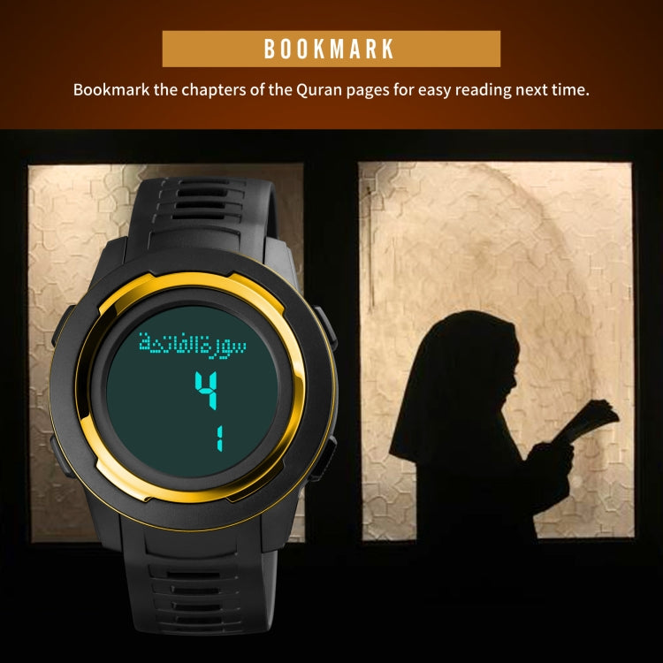 Watch – 1729 Qibla Calendar Timing Multifunctional LED Digital Display Luminous...
