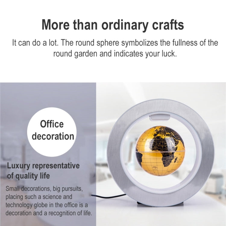 Living Room Desktop Decorations Magnetic Levitation Globe with LED Light, AU Plug, US Plug, EU Plug, UK Plug