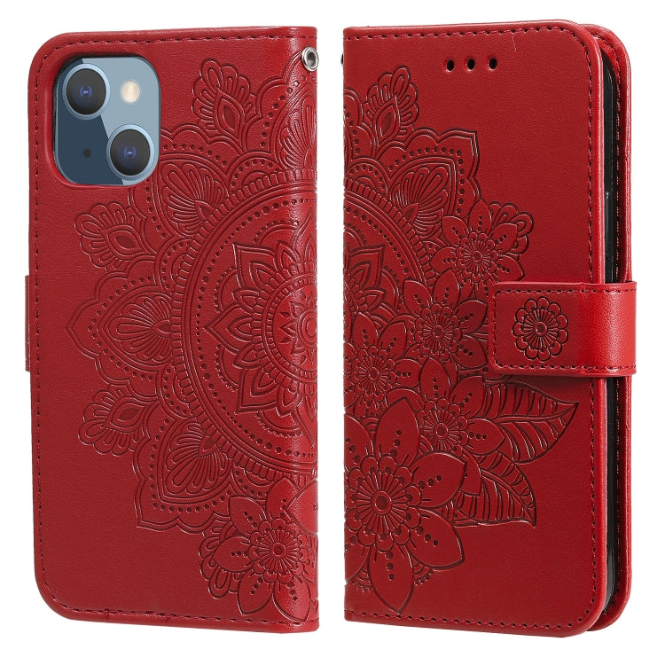 Case – Leather (iPhone 13) #2 For iPhone 13 Mini Red