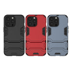 PC + TPU Shockproof Protective Case with Invisible Holder, For iPhone 13 Pro Max, For iPhone 13 Pro, For iPhone 13 mini, For iPhone 13