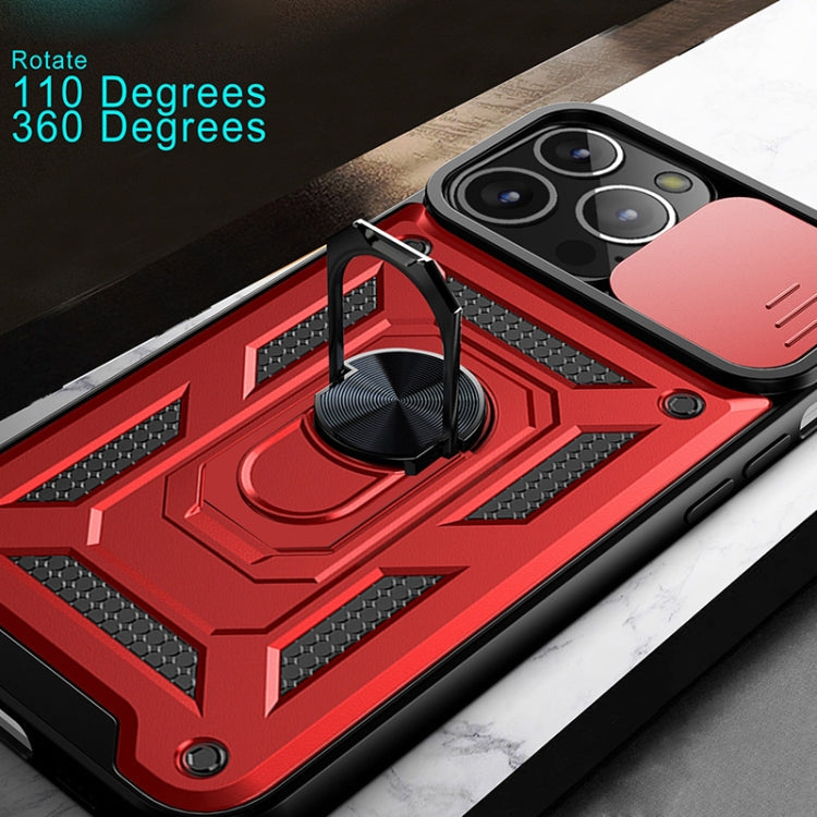 Sliding Camera Cover Design TPU+PC Protective Case, For iPhone 13 Pro Max