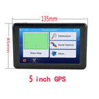 Q5 Car 5 inch HD TFT Touch Screen GPS Navigator Support TF Card / MP3 / FM Transmitter, Europe Map, Australia Map, North America Map, Southeast Asia Map, Middle East Map, South America Map, Africa Map