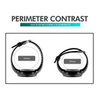 SKMEI 1773 Triplicate Round LED Dual Time Digital Display Colorful Backlight Electronic Watch