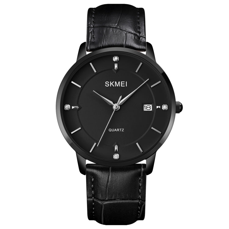 SKMEI 1801 Men Casual Calendar Quartz Watch BLack