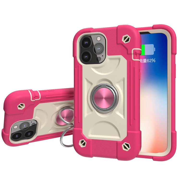 Protective Case – Shockproof, Silicone (iPhone 13 Pro) For iPhone 13 Pro Rose Red