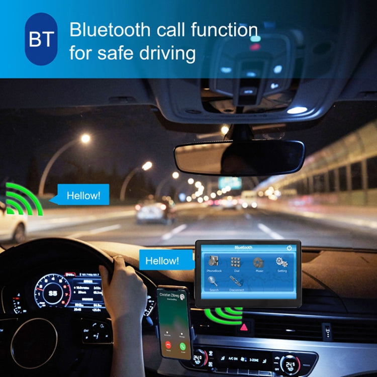 X20 7 inch Car GPS Navigator 8G+256M Capacitive Screen Bluetooth Reversing Image, Europe Map, Australia Map, Southeast Asia Map, North America Map, Middle East Map, South America Map, Africa Map – Bluetooth