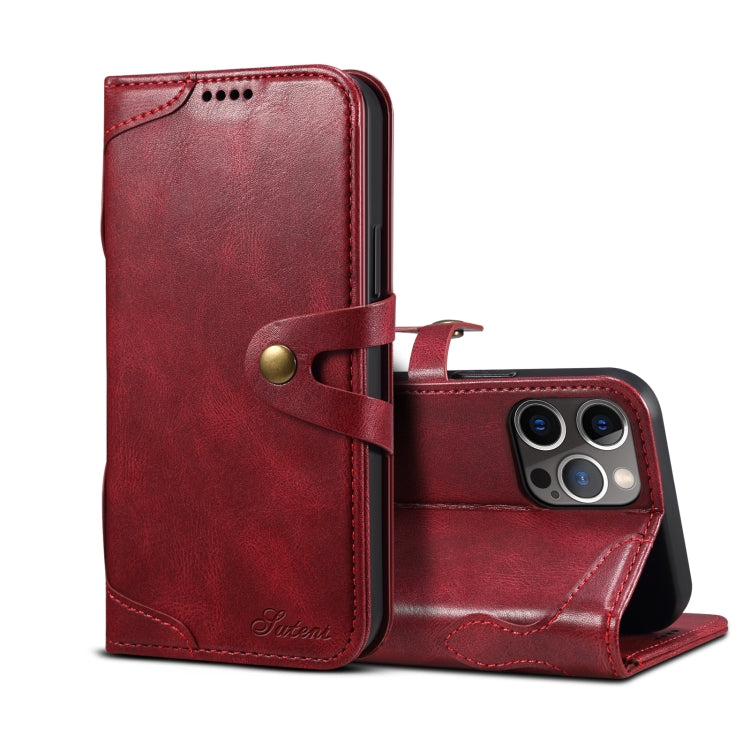 Case – Leather (iPhone 13 mini) #6 For iPhone 13 Pro Red