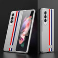 GKK Ultra-thin Full Coverage Painted Protective Case, For Samsung Galaxy Z Fold3 5G For Samsung Galaxy Z Fold3 5G Limited Edition White