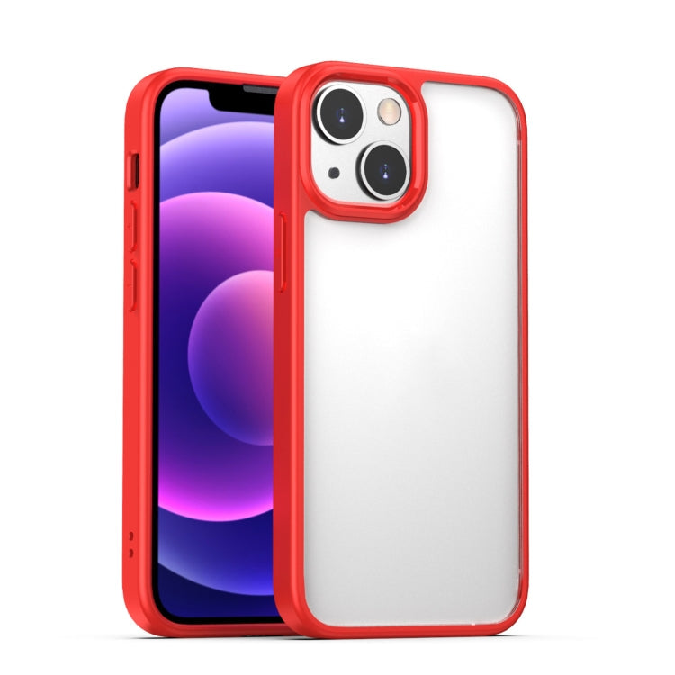 Case – Shockproof, Transparent (iPhone 13 mini) For iPhone 13 mini Red