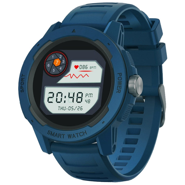 EDGE Smart Watch – 1.4" Screen, Blood Pressure Monitoring, Heart Rate Monitoring Blue