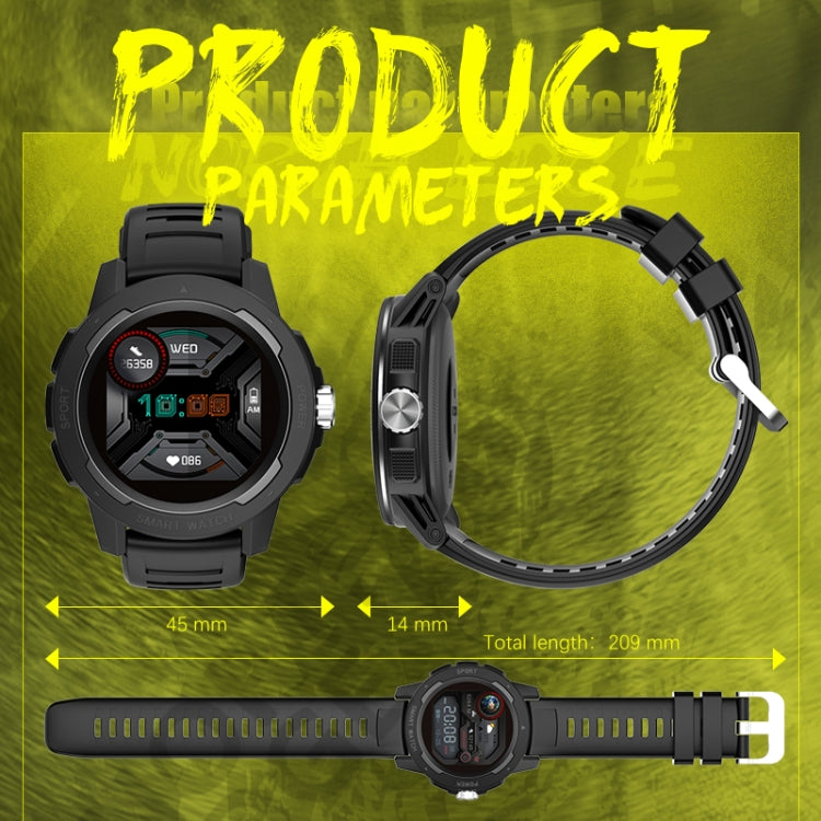 EDGE Smart Watch – 1.4" Screen, Blood Pressure Monitoring, Heart Rate Monitoring