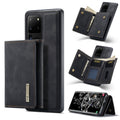 DG.MING M1 Series 3-Fold Multi Card Wallet Back Cover Shockproof Case with Holder Function, For Samsung Galaxy S20 Ultra, For Samsung Galaxy S20+ For Samsung Galaxy S20 Ultra Black