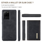 DG.MING M1 Series 3-Fold Multi Card Wallet Back Cover Shockproof Case with Holder Function, For Samsung Galaxy S20 Ultra, For Samsung Galaxy S20+