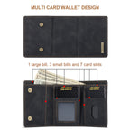 DG.MING M1 Series 3-Fold Multi Card Wallet Back Cover Shockproof Case with Holder Function, For Samsung Galaxy S20 Ultra, For Samsung Galaxy S20+