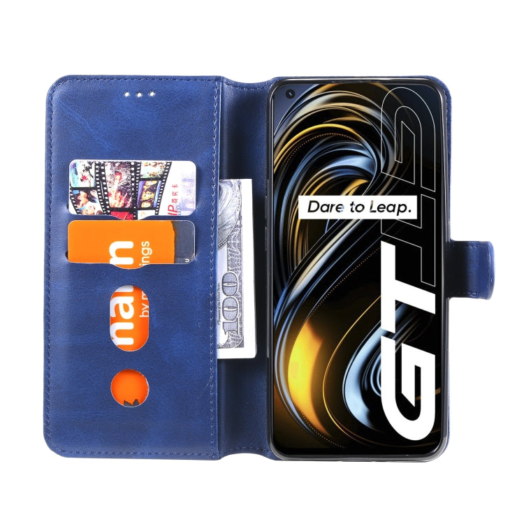 Classic Calf Texture PU + TPU Horizontal Flip Leather Case with Holder & Card Slots & Wallet – Card Slot, Flip, Leather, For OPPO Realme GT 5G