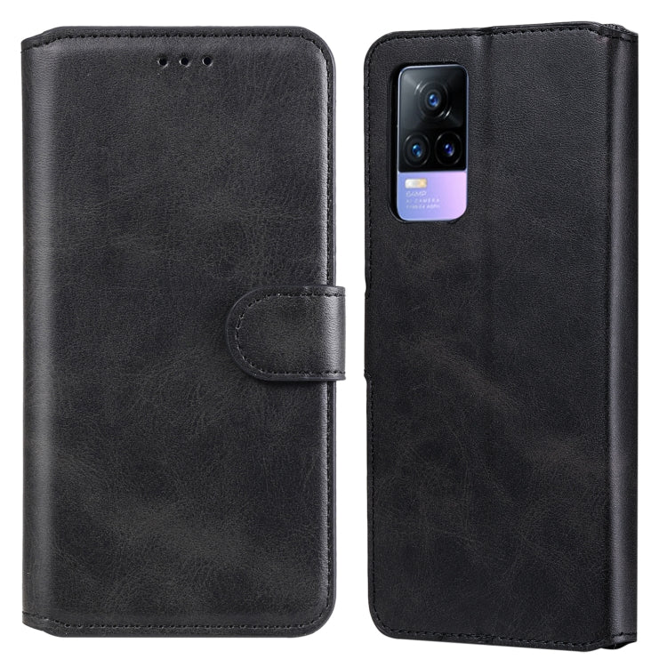 Classic Calf Texture PU + TPU Horizontal Flip Leather Case with Holder & Card Slots & Wallet – Card Slot, Flip, Leather, For vivo V21, For vivo V21e, For vivo Y72 5G, For Google Pixel 6 For vivo V21e Black