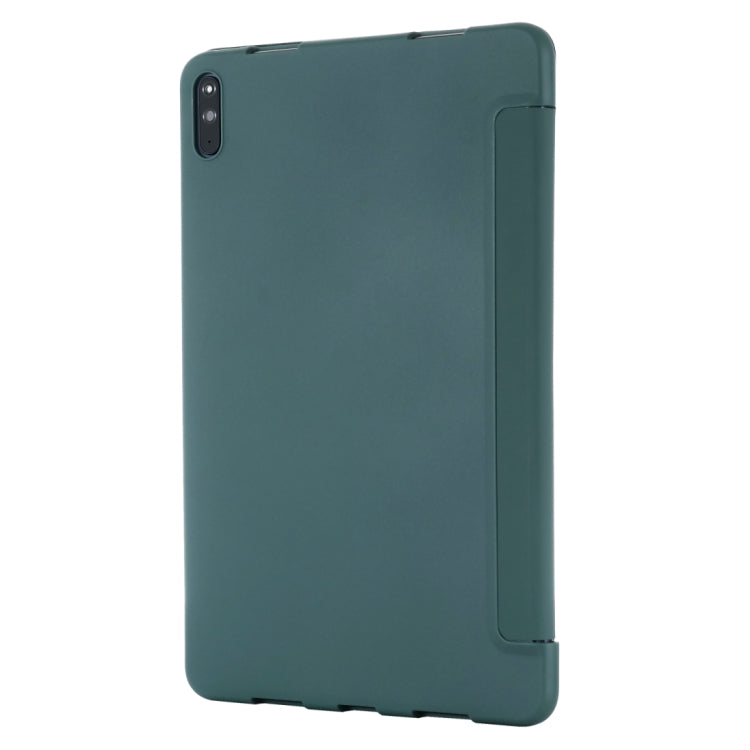 GEBEI Shockproof Horizontal Flip Leather Case with Three-folding Holder – Shockproof, Flip, Leather, For Huawei MatePad 11 (2021)