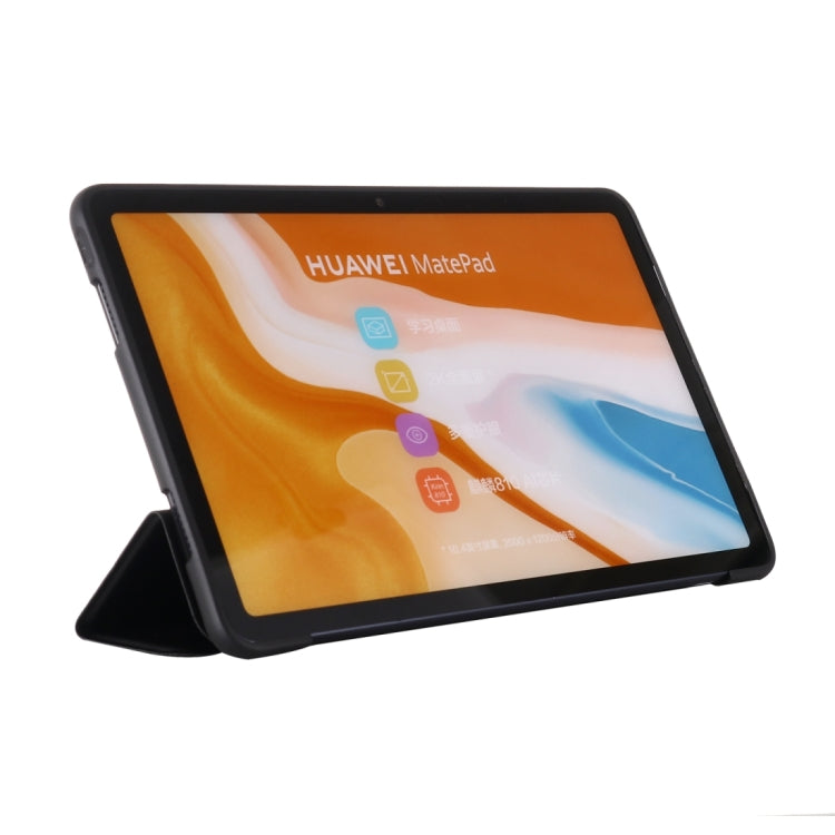 GEBEI Shockproof Horizontal Flip Leather Case with Three-folding Holder – Shockproof, Flip, Leather, For Huawei MatePad 11 (2021)
