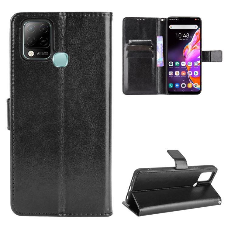 Crazy Horse Texture Horizontal Flip Leather Case with Holder & Card Slots & Lanyard – Lanyard, Card Slot, Flip, For T-Mobile REVVL V+ 5G, For vivo V21E 5G, For Infinix Hot 10s X689, For Infinix Note 10 Pro, For Infinix Note 10, For Blackview A100 For Infinix Hot 10s X689 Black