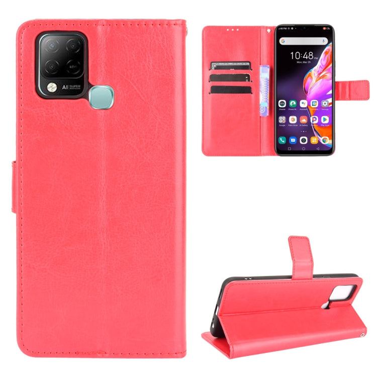 Crazy Horse Texture Horizontal Flip Leather Case with Holder & Card Slots & Lanyard – Lanyard, Card Slot, Flip, For T-Mobile REVVL V+ 5G, For vivo V21E 5G, For Infinix Hot 10s X689, For Infinix Note 10 Pro, For Infinix Note 10, For Blackview A100 For Infinix Hot 10s X689 Red