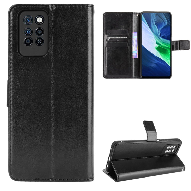 Crazy Horse Texture Horizontal Flip Leather Case with Holder & Card Slots & Lanyard – Lanyard, Card Slot, Flip, For T-Mobile REVVL V+ 5G, For vivo V21E 5G, For Infinix Hot 10s X689, For Infinix Note 10 Pro, For Infinix Note 10, For Blackview A100 For Infinix Note 10 Pro Black
