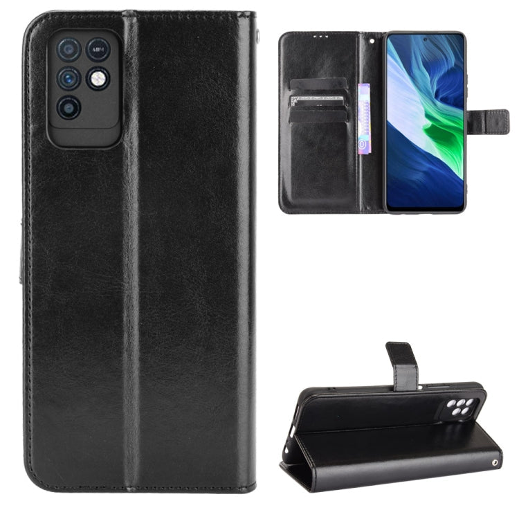 Crazy Horse Texture Horizontal Flip Leather Case with Holder & Card Slots & Lanyard – Lanyard, Card Slot, Flip, For T-Mobile REVVL V+ 5G, For vivo V21E 5G, For Infinix Hot 10s X689, For Infinix Note 10 Pro, For Infinix Note 10, For Blackview A100 For Infinix Note 10 Black