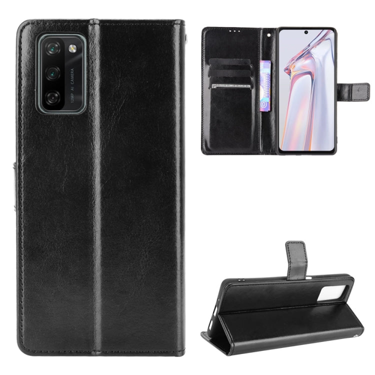 Crazy Horse Texture Horizontal Flip Leather Case with Holder & Card Slots & Lanyard – Lanyard, Card Slot, Flip, For T-Mobile REVVL V+ 5G, For vivo V21E 5G, For Infinix Hot 10s X689, For Infinix Note 10 Pro, For Infinix Note 10, For Blackview A100 For Blackview A100 Black