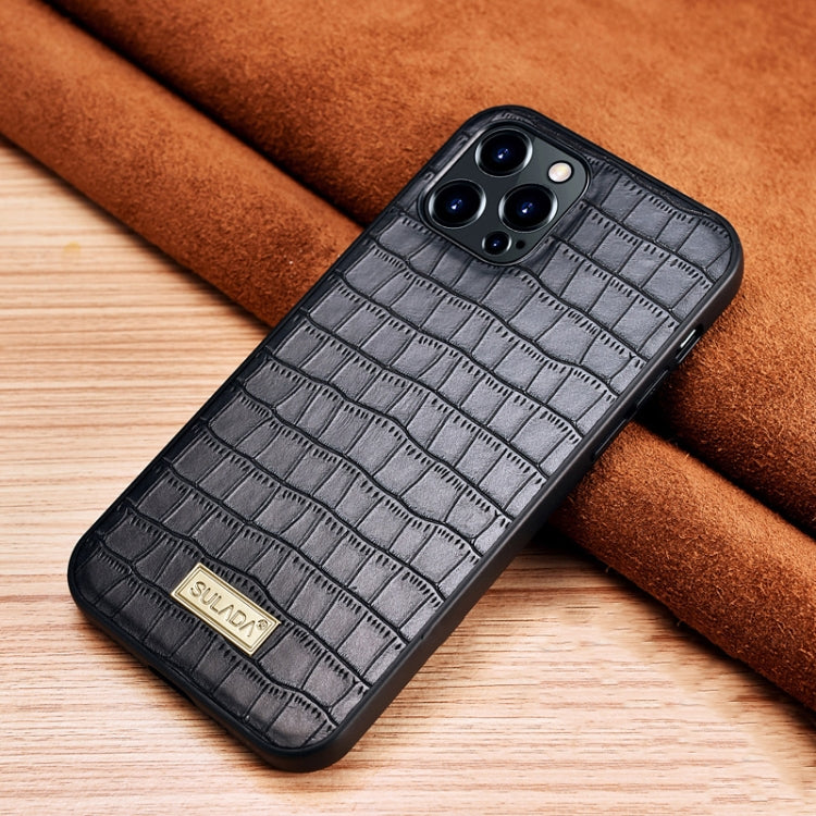 Crocodile Texture TPU Protective Case, For iPhone 13 mini, For iPhone... For iPhone 13 Pro Max Black