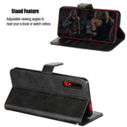 Fashion Calf Texture Zipper Horizontal Flip PU Leather Case, with Holder & Card Slots & Wallet – Card Slot, Flip, Leather, For Huawei Honor 9X / Honor 9X Pro