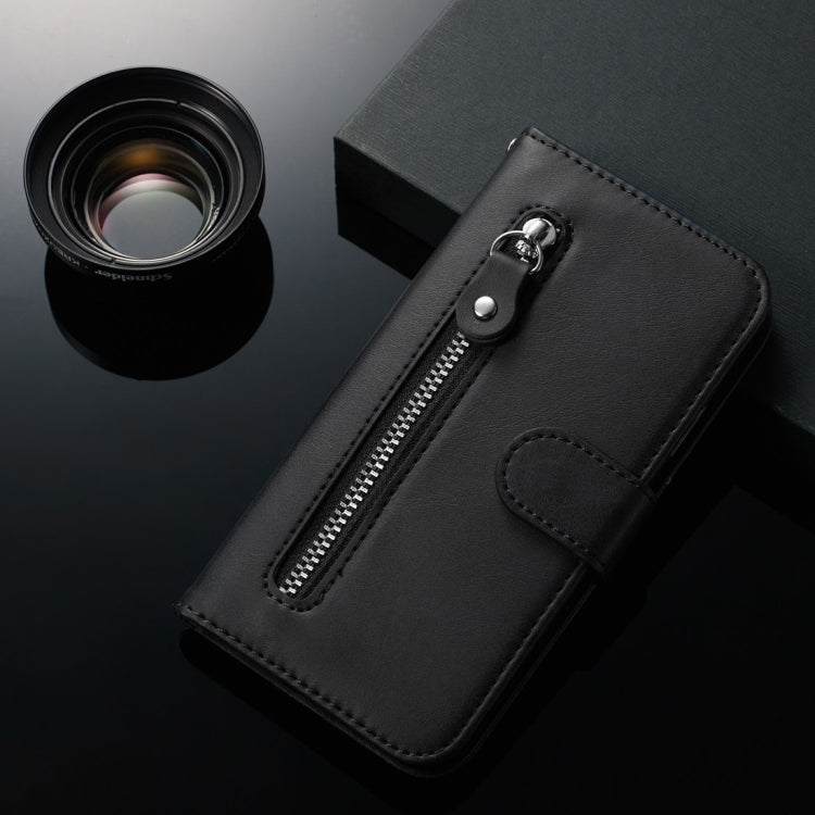 Fashion Calf Texture Zipper Horizontal Flip PU Leather Case, with Holder & Card Slots & Wallet – Card Slot, Flip, Leather, For Huawei Honor 9X / Honor 9X Pro