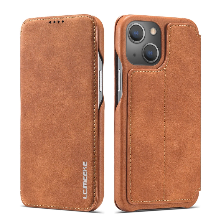 Case – Leather (iPhone 13 mini) #8 For iPhone 13 Brown